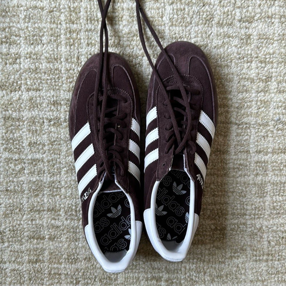 Brand new adidas handball spezial brown suede sneakers size 10.5